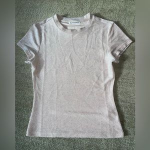 Reformation Sparkly Pink Top